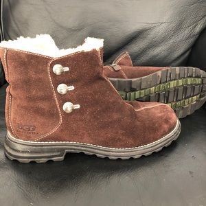 Ugg short suede booties
